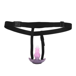 YOCY Tapón Bucal de Silicona, Tapón Anal con Cinturón, Equipo de Bondage BDSM, Collar de Cuello, Gargantilla Peluda, Cola Peluda, Esposas de Cuero - Product Image 6