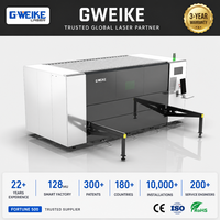 Machine de découpe laser fibre CNC entièrement fermée F3015P 1000W-6000W avec refroidissement par eau, IA, Cypcut, Yaskawa, rail de guidage Hiwin pour tôles d'acier/aluminium