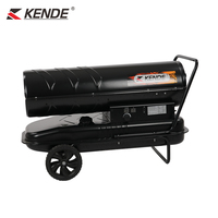 Chaudière thermique électrique industrielle portable KENDE, grand brûleur radiant à air au diesel pour chauffage d'espaces, avec réservoir
