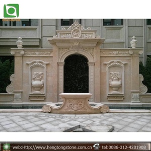 Fontaine murale d'eau décorative en marbre Sculpture Produit de <span class=keywords><strong>jardin</strong></span> en <span class=keywords><strong>pierre</strong></span> - Product Image 2