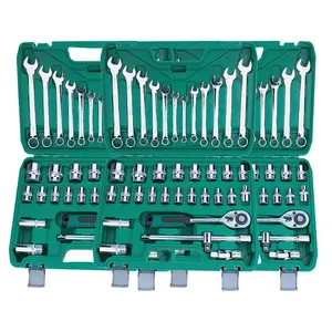 37pcs 1/2 Inch Ratchet Socket Wrench Set, Drive Socket Set Quick Released Ratchet