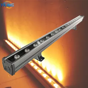 18W 36W עוצמה גבוהה חיצונית לד מכונת כביסה DMX512 RGBW תאורת חזית בניין