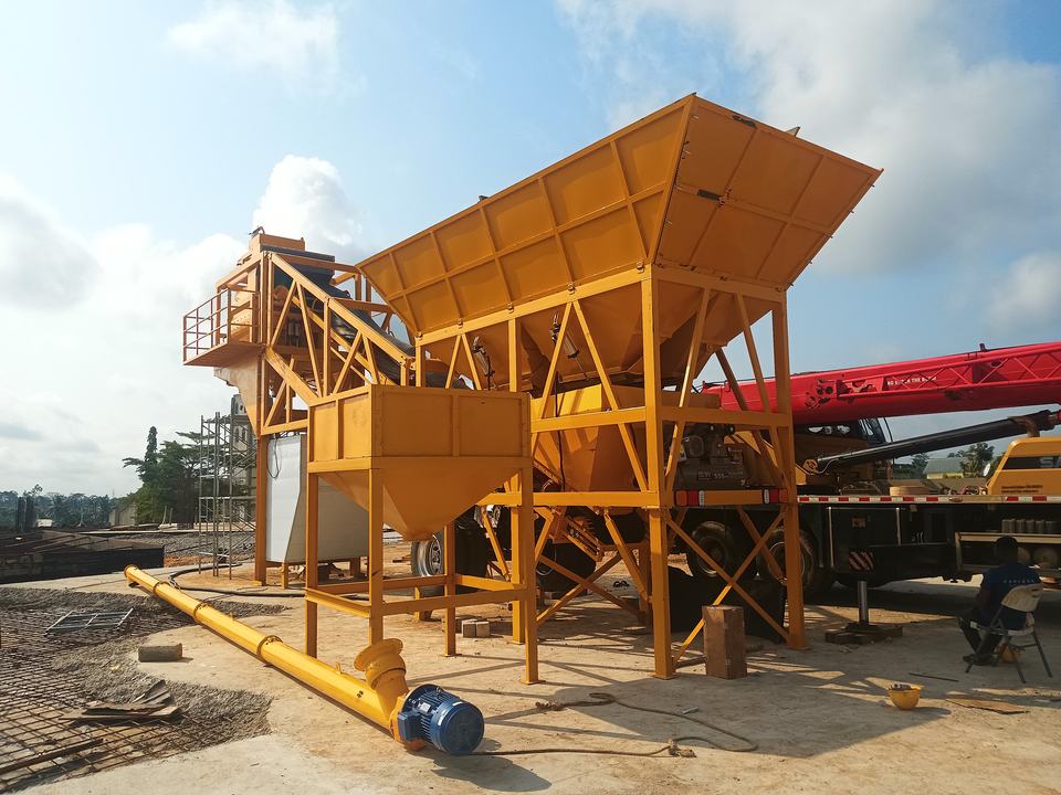 Machine Batching And Mixing Concrete Batching Plant, Mobile Concrete Batching Plant, Customized ...