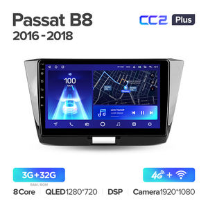 TEYES CC2 <span class=keywords><strong>PLUS</strong></span> REPRODUCTOR DE DVD para coche para Volkswagen Passat B8 2016 - 2018 10 pulgadas <span class=keywords><strong>One</strong></span> Din pantalla táctil REPRODUCTOR DE DVD para coche - Product Image 2