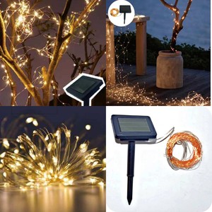 Solar <b>String</b> <b>Lights</b> 100-200 Lamps LED Copper Wire Outdoor Garden Patio Lighting IP44 Solar Powered - Product Image 3