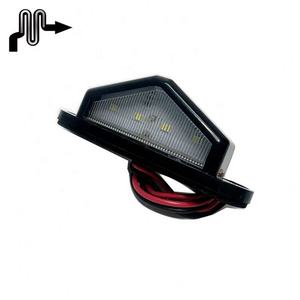 Super lumineux 4LED 10-30V numéro de <span class=keywords><strong>plaque</strong></span> d'<span class=keywords><strong>immatriculation</strong></span> lumière F5 lampe nouveau modèle étanche IP67 camion voiture remorque camion RV <span class=keywords><strong>caravane</strong></span> - Product Image 2