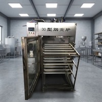 Four de fumage industriel à fumée chaude et froide pour viande, saucisses, jambon, bacon, poisson et viande séchée