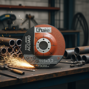 Disco Abrasivo con Centro Depresado Ttake 115x3.2 para Desbarbado de Acero - Product Image 3