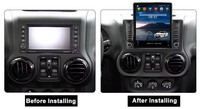 Reproductor de Audio para Auto Android 13 8+128G para JEEP WRANGLER 2011-2014, Pantalla IPS, DSP, Carplay, Cámara 360, Sistema de Audio para Auto