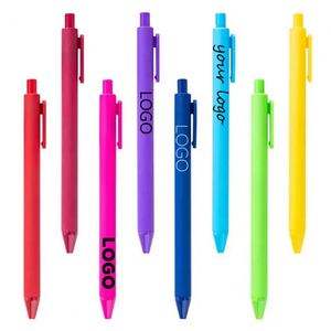 High Quality Moq Multi <b>Retractable</b> Ink Low Price Fancy Custom Logo Candy Color Click Gel <b>Pen</b> - Product Image 1