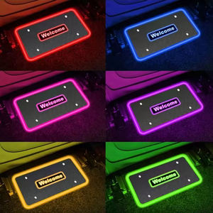 Alfombrilla para Coche con Luz Ambiental, Bluetooth, Luz de Pie con Color Fantasma, Activación por Voz, Ritmo, Decoración de Coche, Luz de Ambiente - Product Image 2