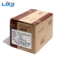 Pengontrol Suhu PID Thermostat LJXH Relay/SSR Output REX-C100 100-240VAC dengan Termokopel Tipe K Ulir M6 1m