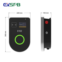 Station de recharge murale pour voiture électrique AC 11Kw 7Kw 60A Fast Ev Charger Display Screen Operation CCS Interface Standard IP54