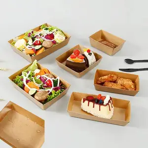 Biodegradable Paper Food Containers Disposable Paper Lunch Box Plastic Free Coating Chemistry For Paper Cup