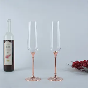 Wholesale gift wedding champagne glass christmas decoration Champagne glass flute with good price