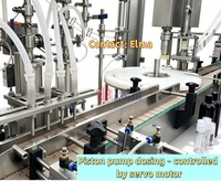 Vente directe d'usine automatique 4 têtes revitalisant à vitesse rapide masque capillaire sérum shampooing crème Gel bouteille classement et capsulage Machine