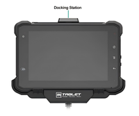 Tableta Robusta para Vehículos de 7 Pulgadas, Android 9.0, IP67, GPS, GLONASS, 4G LTE, CAN BUS, ELD, 800nits, Tableta de Gestión de Flotas con Estación de Acoplamiento