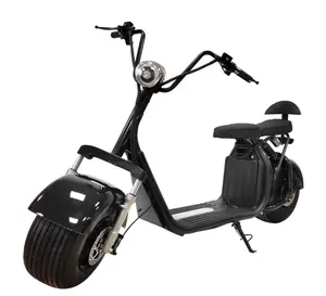 Kursi skuter listrik dan keranjang 60v 2000w roda Cina Citycoco elektrik tidak dapat dilipat Citycoco