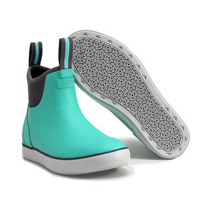Bottes de pont pour filles Seafoam Mist, imperméables, à la cheville, antidérapantes, en caoutchouc, pour la pêche, la navigation de plaisance, les activités de plein air - Product Image 3