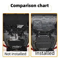 Haute qualité sous garde couverture moteur Protection garde couverture plaque de protection adaptée pour Jetour T2 Refit modifier Auto accessoires