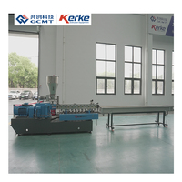 Ligne d'extrusion de granulés de plastique recyclé Kerke, extrudeuse à double vis pour machine de granulés de colorant plastique
