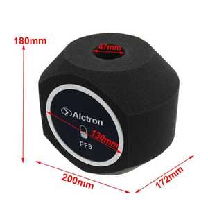 Stüdyo mikrofonlar için <span class=keywords><strong>PF8</strong></span> akustik <span class=keywords><strong>Pop</strong></span> filtre izolatör mikrofon vokal standında kutusu mikrofon İzolatör kutusu için kalkan ekran - Product Image 3