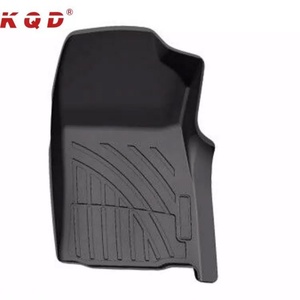 Alfombrillas de Piso TPE de Alta Calidad con Nuevo Diseño KQD para Revo 2016 en Adelante, Negras, 3.5mm de Grosor, Antideslizantes, Juego Completo - Product Image 3