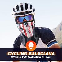 Masque facial intégral tactique JX, balaclava unisexe pour les sports d'hiver, la pêche, l'usage quotidien, avec design d'image