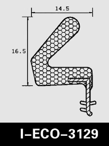 Hot thị trường Mỹ kerf gắn dải thời tiết cho cửa gỗ khung jamb thời tiết con dấu Dải weatherstrip - Product Image 3