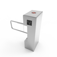 Torniquete Inteligente de Acero Inoxidable con Reconocimiento Facial y RFID, Barrera de Control de Acceso Automática Anti-Embutidos para Oficina