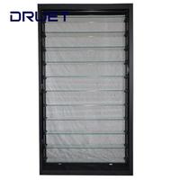 Fenêtre de volet roulant en aluminium résistant aux ouragans