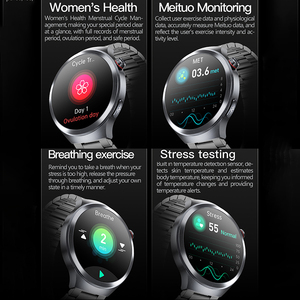 <span class=keywords><strong>2025</strong></span> mới et475 sức khỏe thông minh đồng hồ AMOLED hiển thị IP68 không thấm nước SOS gọi điện thoại nhiệt độ cơ thể ECG giám sát Smartwatch với NFC - Product Image 4