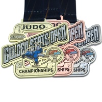 Sur mesure 3D Europe Marathon Médaille Trophées Sports Race Awards Médailles pour Football Boxe Run-Métal Plaqué avec Logo Thème