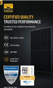 โมดูล Moolar EU Stock Premium Efficient Mono S4 Halfcut Trend Series N-Type All Black ประสิทธิภาพสูง 21.43% 182 91 วัตต์ สำหรับระบบโซลาร์อัจฉริยะ - Product Image 1