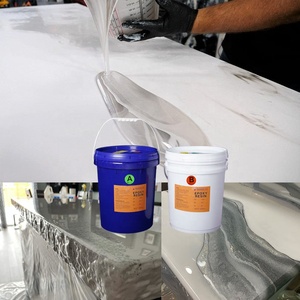 Resina Epoxi Líquida Transparente Ecológica al por Mayor para Pisos de Concreto, Escamas, Arte <span class=keywords><strong>Marino</strong></span>, Moldeo, Kit de Resina para Pisos de Lujo - Product Image 4