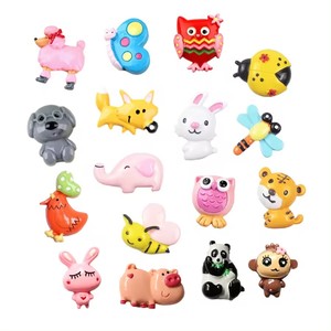 Ciondoli animali in resina piatta su misura stile artificiale per la casa delle bambole souvenir - Product Image 1