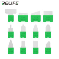 RELIFE TD1 PRO Kit de 12 Lames de Démontage pour Écran LCD de Téléphone Portable, Outils d'Ouverture et de Réparation de Téléphone
