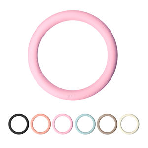 CZFIT Wholesale Fitness Free <b>Weights</b> Power Ring Smooth Surface Silicone Yoga Pilates Weighted Rings - Product Image 1