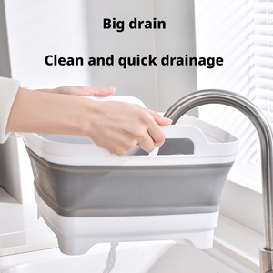 Đóng Mở Nhựa Bồn Rửa Thường vụ Lưu Vực Tích Hợp Cống Có Thể Gập Lại Món Ăn Bồn Tắm Lọc Cho Rửa Dễ Dàng Để Lưu trữ Nhà Bếp/Phòng Tắm - Product Image 4