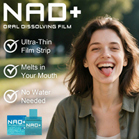 Complément alimentaire en film oral à dissolution rapide NAD+ Trans-Resvératrol & TMG, absorption rapide, énergie cellulaire, anti-âge, film oral portable
