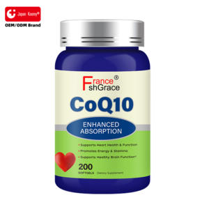 Coq10 Suplemento Extra Antioxidante <span class=keywords><strong>CO</strong></span> 400mg Enzima Vitamina Comprimidos 200 mg Fuerza máxima 100 Softgel Coenzima Q10 mg Softgel - Product Image 6