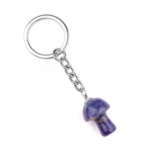 Aonaya Vente d'Usine de Haute Qualité Mini Champignon <span class=keywords><strong>Parapluie</strong></span> Forme Cristal Pendentif Porte-clés Bijoux Pierres Précieuses - Product Image 6