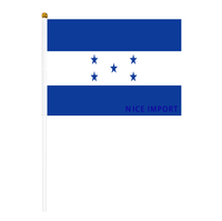 Drapeau de la Grenade, petit drapeau portable résistant aux intempéries en polyester pour la décoration de table, les événements scolaires, les matchs de football, les défilés, les célébrations