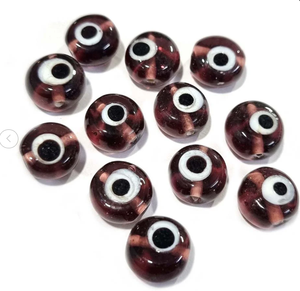 Perles de verre rondes noires pour la fabrication de bijoux, en vrac, en cristal, de la marque FE, en provenance de l'Uttar Pradesh, en boîte - Product Image 3