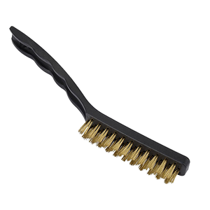 <span class=keywords><strong>Brosse</strong></span> à coulis en acier inoxydable à long manche avec fil d'acier en laiton <span class=keywords><strong>Brosse</strong></span> de golf en cuivre antistatique pour le nettoyage - Product Image 3