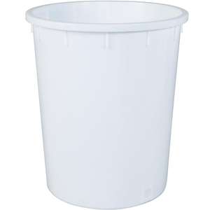 Rundtonne, 150 Litros, Ø Oben/unten 615/490 Mm, Hohe 705 Mm, Weiß - Product Image 1