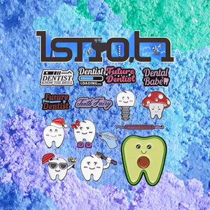 Broches <span class=keywords><strong>DIY</strong></span> de Dentes Esmaltados para Dentistas, Médicos e Enfermeiros - Acessórios para Festas e Presentes com Design de Sorriso Dentário - Product Image 2