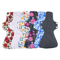 Compresas sanitarias reutilizables para mujer, compresas sanitarias de superabsorción, fabricación de compresas