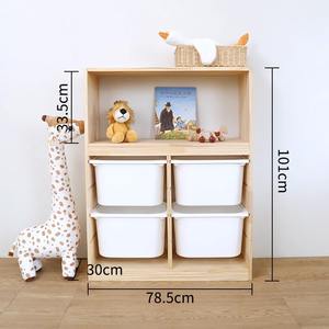 خزانة كتب خشبية متعددة الوظائف بتصميم مخصص ، خزانة كتب خشبية متعددة الوظائف ، خزانة كتب للأطفال - Product Image 6
