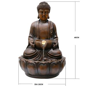 <span class=keywords><strong>Fontaine</strong></span> d'eau de jardin à énergie <span class=keywords><strong>solaire</strong></span> <span class=keywords><strong>Fontaine</strong></span> d'intérieur/extérieur <span class=keywords><strong>Bouddha</strong></span> méditant <span class=keywords><strong>Fontaine</strong></span> d'eau - Product Image 2